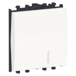 Slika Prekidač sa lokatorom modularni 2M 16A 250VAC beli Easy Styl Schneider