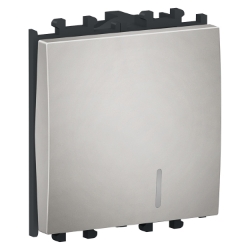 Slika Prekidač sa lokatorom modularni 2M 16A 250VAC srebrni Easy Styl Schneider
