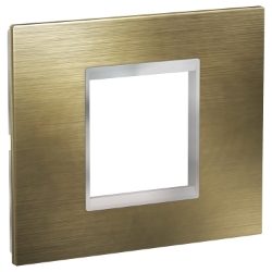 Slika Okvir 2M FLAT inox bronza/hrom Easy Styl Schneider