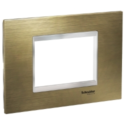 Slika Okvir 3M FLAT inox bronza/hrom Easy Styl Schneider