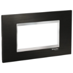 Slika Okvir 4M FLAT inox crni/hrom Easy Styl Schneider