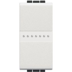 Slika Prekidač običan modularni 1M 16A aksijalni beli Living Light Legrand