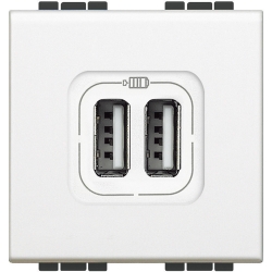 Slika USB punjač 2M beli Living Light Le Legrand