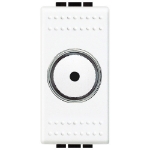 Slika Dimer modularni 1M kružni taster 60-500W ugrađeni osigurač beli LivinLight Legrand