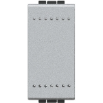 Slika Prekidač naizmenični modularni 1M 16A aluminijum Living Light Legrand