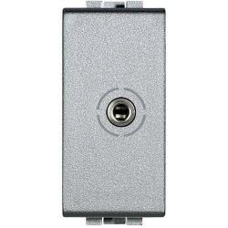 Slika Utičnica audio 3,5mm jack aluminijum Living Light Legrand
