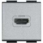 Slika Utičnica HDMI 2M aluminijum Living Light Legrand