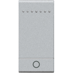 Slika Maska prekidača 1M oznaka svetlo aluminijum Living Light Legrand