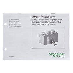 Slika Uputstvo za prekidač i dodatne delove NS3200 Schneider