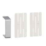 Slika Pokrovni element za spoj OptiLine 45 PC/ABS aluminijum metalik Schneider