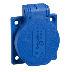 Slika Industrijska priključnica 10/16A 2P+E 250VAC IP54 ugradna Praktika Schneider