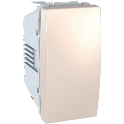 Slika Taster modularni 1M 10A 250VAC krem Unica Schneider