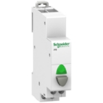 Slika Taster Acti9 iPB 1NO jednostruki sivi indikatorska lampica zelena 12-48VAC/DC Schneider