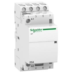 Slika Kontaktor instalacioni ICT 25A 4P 4NO špulna 24V AC Schneider
