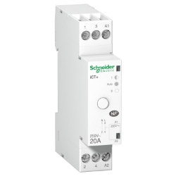 Slika Kontaktor instalacioni ICT Plus HC 20A 1NO 230VAC ručno ACTI9 Schneider