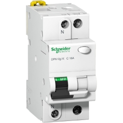 Slika Prekidač DPN Vigi K 1P+N 10A B kriva 6000A 30mA AC tip Schneider