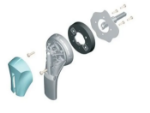 Slika Adapter za Sirco ručku tipa S IP65 crna Socomec