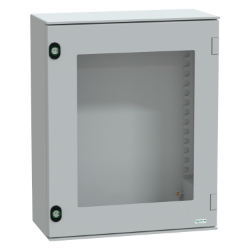 Slika Orman za montažu na zid poliesterski IP66 V530xŠ430xD200mm providna vrata Schneider