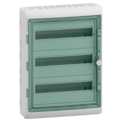 Slika Kaedra za modularni uređaj 3x18 modula 4 priključna bloka Schneider