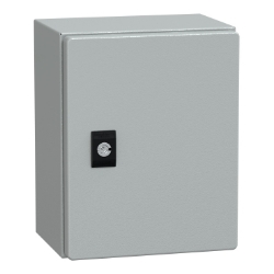 Slika Ravna vrata bez montažne ploče H250xŠ200xD150 IP66 IK10 RAL7035 Spacial CRN Schneider