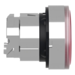 Slika Glava tastera svetlećeg fi22 integrisan LED metalna IP66 crvena Harmony XB4 Schneider