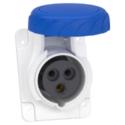 Slika Industrijska priključnica 16A 2P+E 200-250VAC IP67 ugradna PratiKa Schneider
